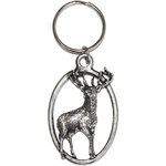Just Fish Pewter Keyring Stag